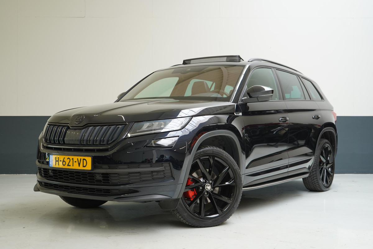 Škoda Kodiaq 1.5 TSI 150pk Sportline Business | Panoramadak | Memory | Trekhaak afn. | Camera | Canton audio Škoda Kodiaq 1.5 TSI 150pk Sportline Business | Panoramadak | Memory | Trekhaak afn. | Camera | Canton audio