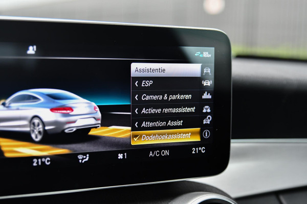 Mercedes-Benz C-Klasse Coupé 300 AMG Night. Pano, 360, Burm, Dodeh, Keyless, Sfeer, CarPlay, Multibeam!