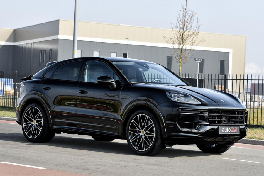 Porsche Cayenne Coupé 3.0 E-Hybrid. BTW, Sport Design, Sportuitlaat, Softclose, Leder, Memory, ACC, Keyless, Camera, Dodeh, Luchtv