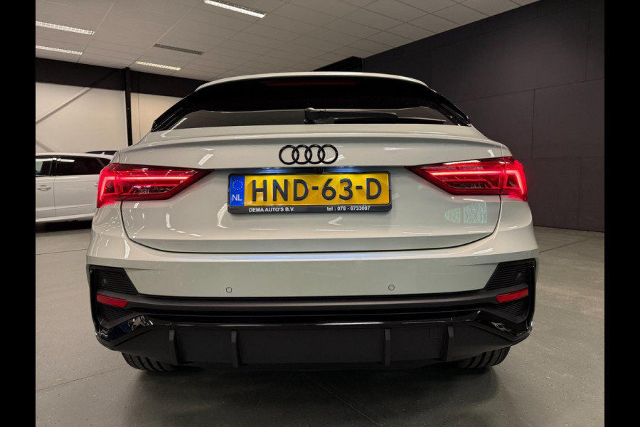 Audi Q3 Sportback 45 TFSI e S-LINE BLACK-EDITION 20'' PANO/LED/DAB/SFEERVERL/ECC/PDC/CRUISE///
