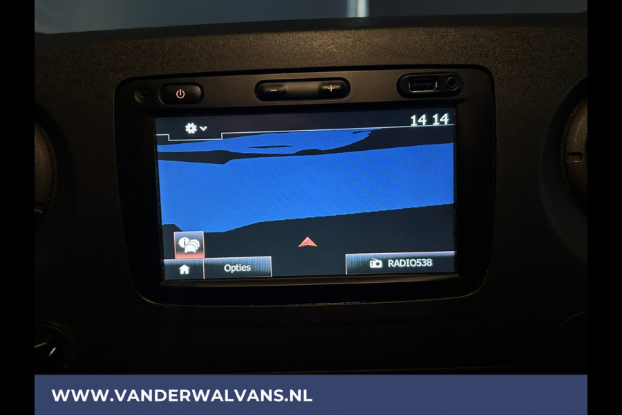 Opel Movano 2.3 CDTI 146pk L2H2 Euro6 Airco | Imperiaal | Trap | Camera | Navigatie | 2500kg Trekhaak Cruisecontrol, Parkeersensoren, Bijrijdersbank