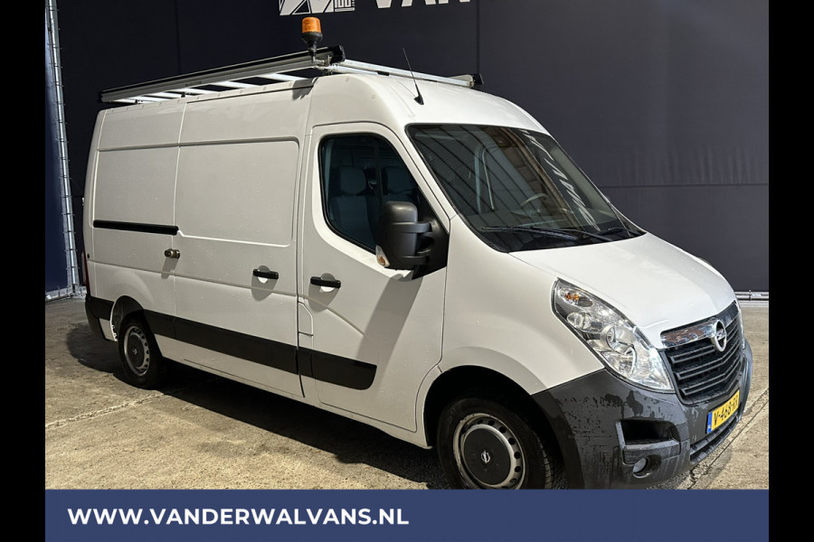 Opel Movano 2.3 CDTI 146pk L2H2 Euro6 Airco | Imperiaal | Trap | Camera | Navigatie | 2500kg Trekhaak Cruisecontrol, Parkeersensoren, Bijrijdersbank