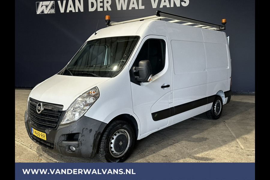 Opel Movano 2.3 CDTI 146pk L2H2 Euro6 Airco | Imperiaal | Trap | Camera | Navigatie | 2500kg Trekhaak Cruisecontrol, Parkeersensoren, Bijrijdersbank