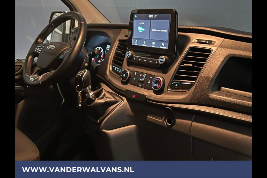 Ford Transit Custom 2.0 TDCI L2H1 Euro6 Airco | Camera | Apple Carplay | Android Auto | LED | Cruisecontrol Parkeersensoren, verwarmde voorruit, Bijrijdersbank, 2800kg trekvermogen