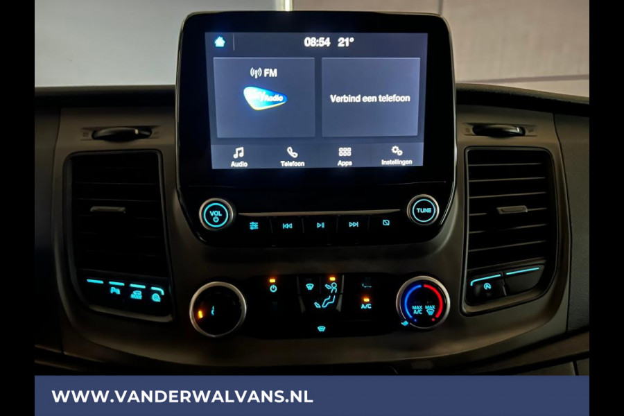 Ford Transit Custom 2.0 TDCI L2H1 Euro6 Airco | Camera | Apple Carplay | Android Auto | LED | Cruisecontrol Parkeersensoren, verwarmde voorruit, Bijrijdersbank, 2800kg trekvermogen