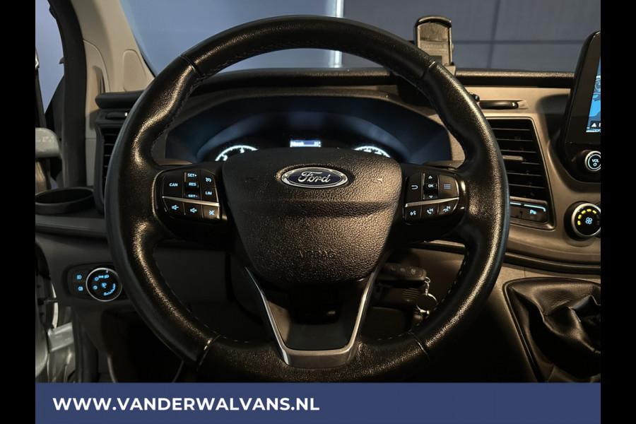 Ford Transit Custom 2.0 TDCI L1H1 Euro6 Airco | Navigatie | Cruisecontrol | Parkeersensoren | LED | Stoelverwarming Achterklep, Android Auto, 2500kg trekvermogen