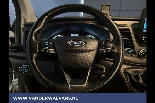 Ford Transit Custom 2.0 TDCI L1H1 Euro6 Airco | Navigatie | Cruisecontrol | Parkeersensoren | LED | Stoelverwarming Achterklep, Android Auto, 2500kg trekvermogen