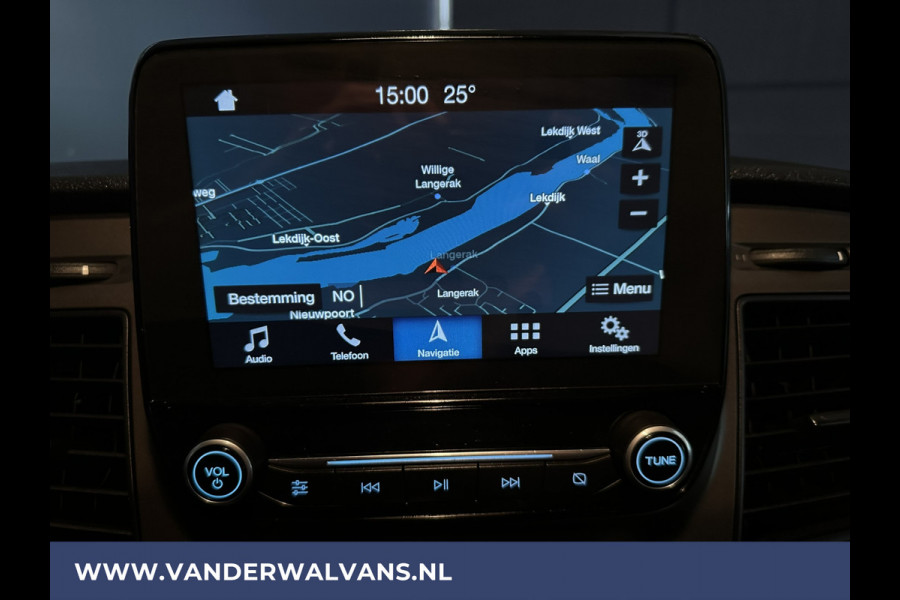 Ford Transit Custom 2.0 TDCI L1H1 Euro6 Airco | Navigatie | Cruisecontrol | Parkeersensoren | LED | Stoelverwarming Achterklep, Android Auto, 2500kg trekvermogen