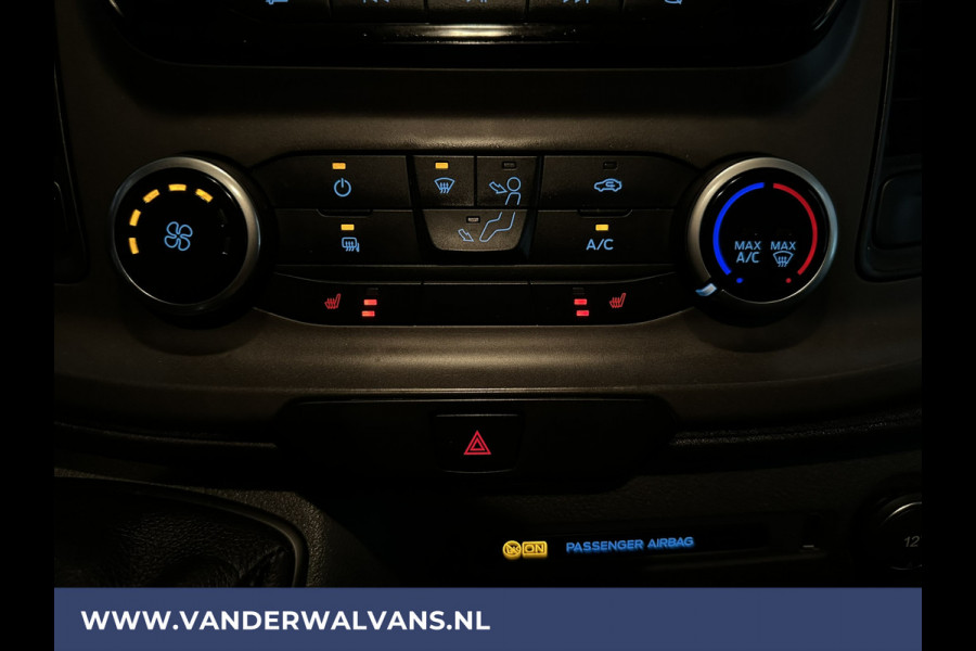 Ford Transit Custom 2.0 TDCI L1H1 Euro6 Airco | Navigatie | Cruisecontrol | Parkeersensoren | LED | Stoelverwarming Achterklep, Android Auto, 2500kg trekvermogen