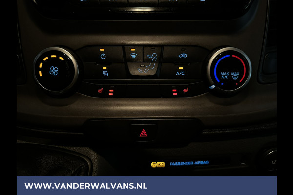 Ford Transit Custom 2.0 TDCI L1H1 Euro6 Airco | Navigatie | Cruisecontrol | Parkeersensoren | LED | Stoelverwarming Achterklep, Android Auto, 2500kg trekvermogen