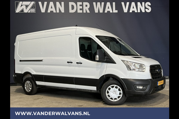 Ford Transit 2.0 TDCI 130pk L3H2 Euro6 Airco | Navigatie | Stoelverwarming | Camera | Apple Carplay | Android Auto LED, cruisecontrol, parkeersensoren, verwarmde voorruit, 2500kg trekvermogen