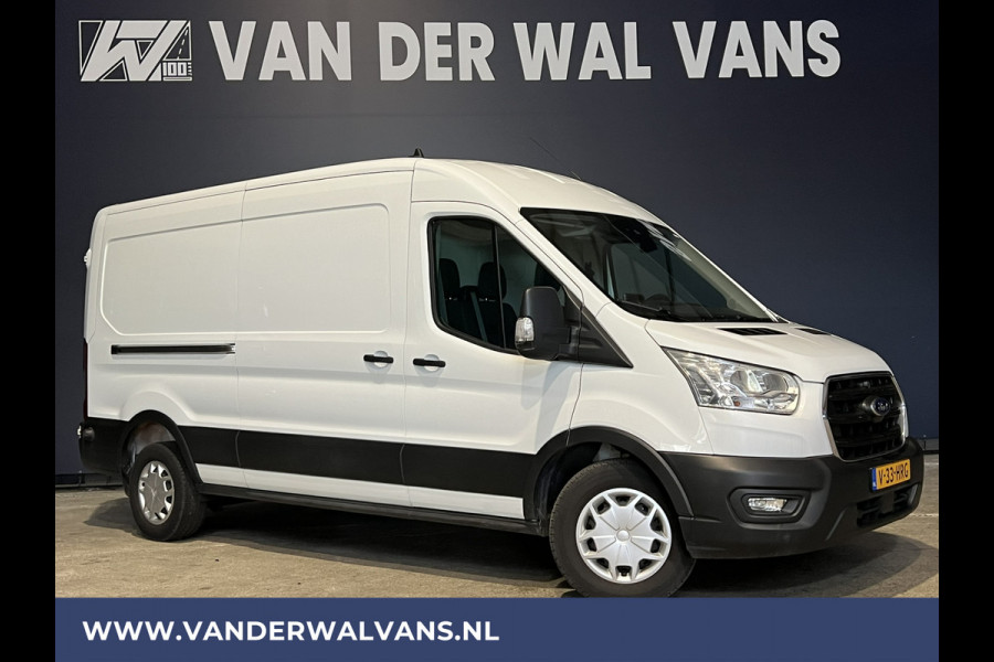 Ford Transit 2.0 TDCI 131pk L3H2 Euro6 Airco | Camera | Navigatie | Apple Carplay | LED | Cruisecontrol Parkeersensoren, Stoelverwarming, Verwarmde voorruit, Bijrijdersbank
