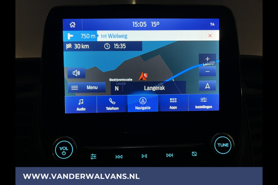 Ford Transit 2.0 TDCI 131pk L3H2 Euro6 Airco | Camera | Navigatie | Apple Carplay | LED | Cruisecontrol Parkeersensoren, Stoelverwarming, Verwarmde voorruit, Bijrijdersbank