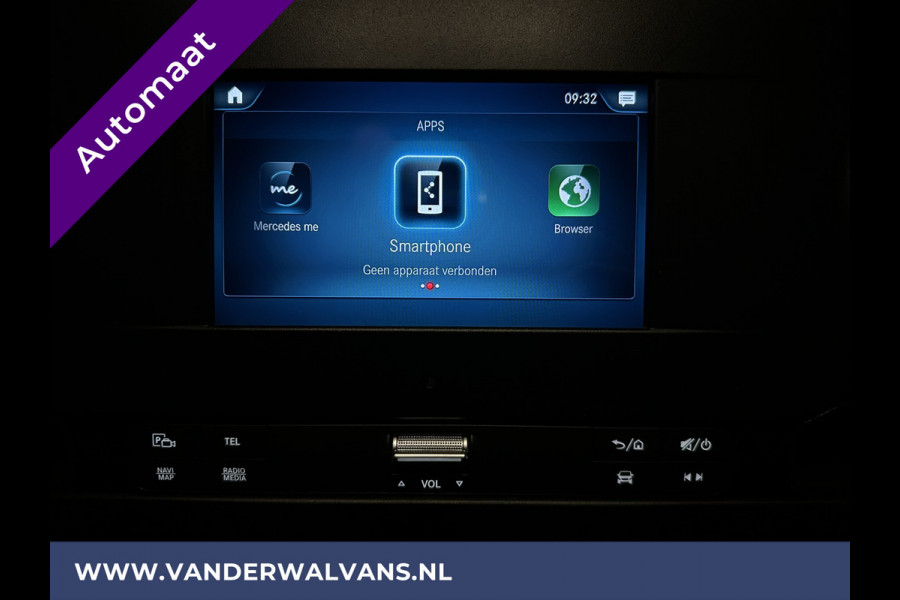 Mercedes-Benz Sprinter 317 CDI 170pk 9G-Tronic Automaat L2H2 Fabrieksgarantie Euro6 Airco | Camera | Navigatie Cruisecontrol, Stoelverwarming, Parkeersensoren, Bijrijdersbank