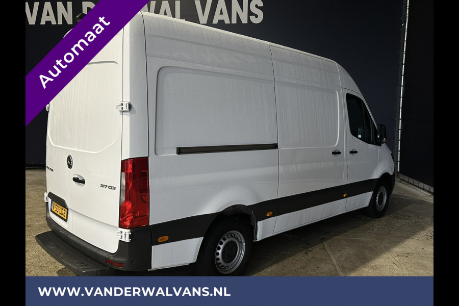 Mercedes-Benz Sprinter 317 CDI 170pk 9G-Tronic Automaat L2H2 Fabrieksgarantie Euro6 Airco | Camera | Navigatie Cruisecontrol, Parkeersensoren, Stoelverwarming, Bijrijdersbank