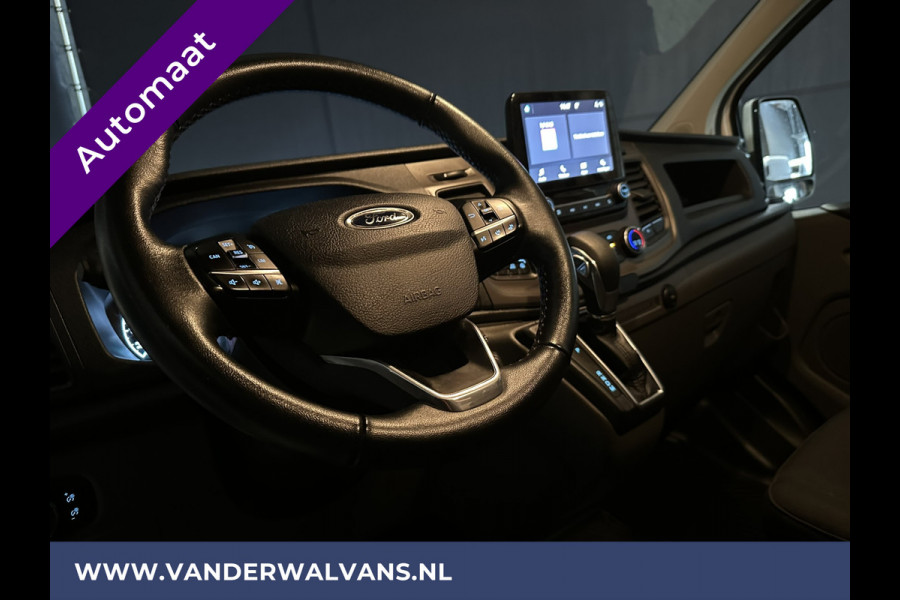 Ford Transit Custom 2.0 TDCI 130pk Automaat L1H1 Euro6 Airco | Apple Carplay | Camera | Cruisecontrol | Trekhaak parkeersensoren, verwarmde voorruit