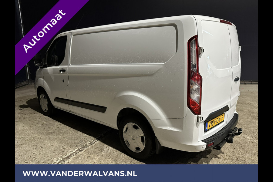 Ford Transit Custom 2.0 TDCI 130pk Automaat L1H1 Euro6 Airco | Camera | LED | Apple Carplay | Cruisecontrol Parkeersensoren, Trekhaak, Verwarmde voorruit, Bijrijdersbank