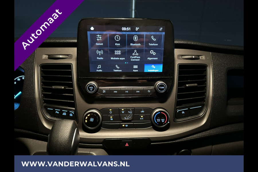 Ford Transit Custom 2.0 TDCI 130pk Automaat L1H1 Euro6 Airco | Camera | LED | Apple Carplay | Cruisecontrol Parkeersensoren, Trekhaak, Verwarmde voorruit, Bijrijdersbank