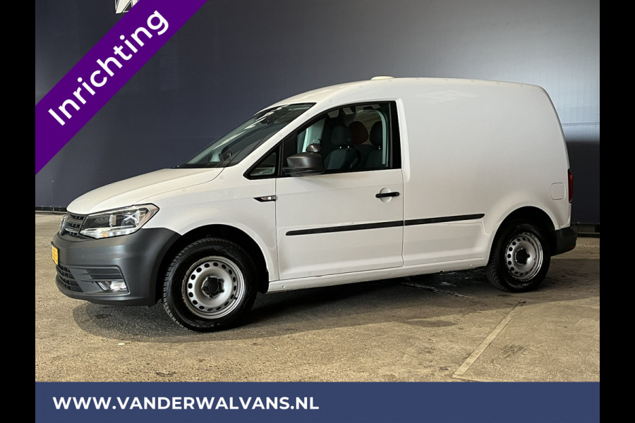 Volkswagen Caddy 2.0 TDI L1H1 inrichting Euro6 Airco | Apple Carplay | Trekhaak | Cruisecontrol parkeersensoren, android auto