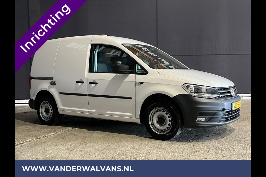Volkswagen Caddy 2.0 TDI L1H1 inrichting Euro6 Airco | Apple Carplay | Trekhaak | Cruisecontrol parkeersensoren, android auto