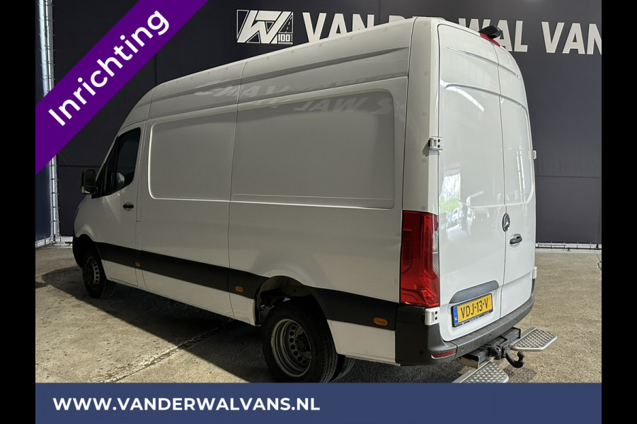 Mercedes-Benz Sprinter 516 CDI 164pk 3500kg Trekhaak L2H2 Dubbel Lucht Inrichting Euro6 Airco | Camera | Apple Carplay Cruisecontrol, Android Auto, Parkeersensoren