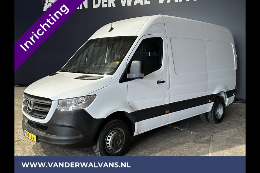 Mercedes-Benz Sprinter 516 CDI 164pk 3500kg Trekhaak L2H2 Dubbel Lucht Inrichting Euro6 Airco | Camera | Apple Carplay Cruisecontrol, Android Auto, Parkeersensoren