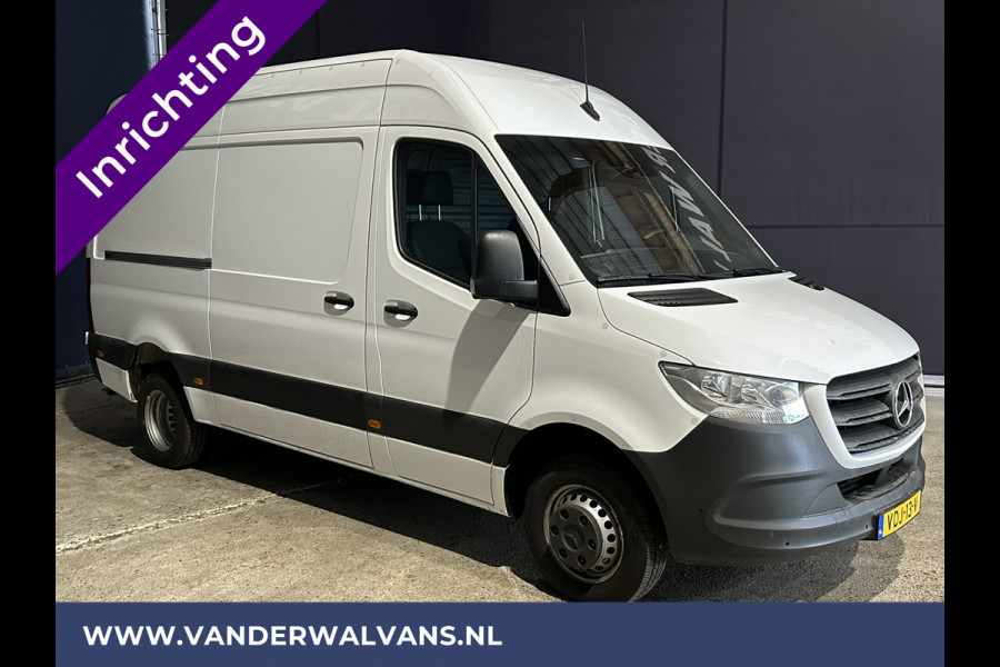 Mercedes-Benz Sprinter 516 CDI 164pk 3500kg Trekhaak L2H2 Dubbel Lucht Inrichting Euro6 Airco | Camera | Apple Carplay Cruisecontrol, Android Auto, Parkeersensoren
