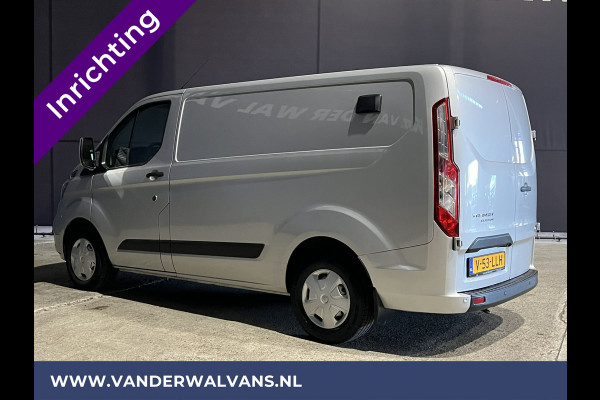 Ford Transit Custom 2.0 TDCI 131pk L1H1 inrichting Euro6 Airco | Camera | LED | Apple Carplay | Cruisecontrol Parkeersensoren, Bijrijdersbank, 2500kg trekvermogen, stoelverwarming, verwarmde voorruit