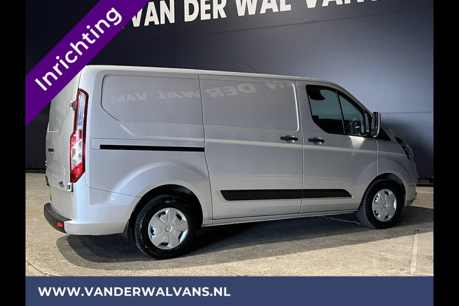 Ford Transit Custom 2.0 TDCI 131pk L1H1 inrichting Euro6 Airco | Camera | LED | Apple Carplay | Cruisecontrol Parkeersensoren, Bijrijdersbank, 2500kg trekvermogen, stoelverwarming, verwarmde voorruit
