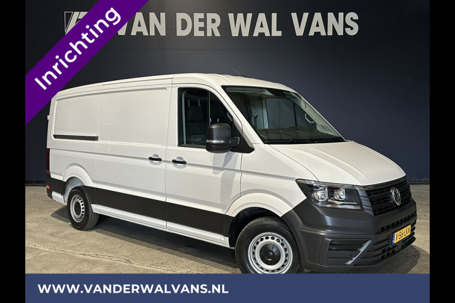 Volkswagen Crafter 2.0 TDI 141pk L3H2 L2H1 inrichting Euro6 Airco | Camera | Apple Carplay | Android Auto Parkeersensoren, Bijrijdersbank, 3000kg trekvermogen