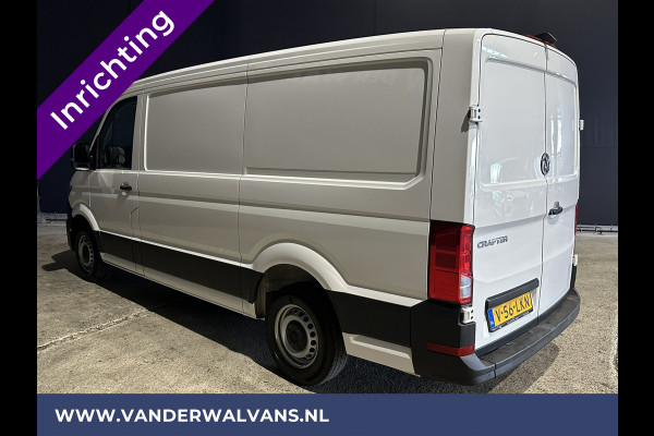 Volkswagen Crafter 2.0 TDI 141pk L3H2 L2H1 inrichting Euro6 Airco | Camera | Apple Carplay | Android Auto Parkeersensoren, Bijrijdersbank, 3000kg trekvermogen