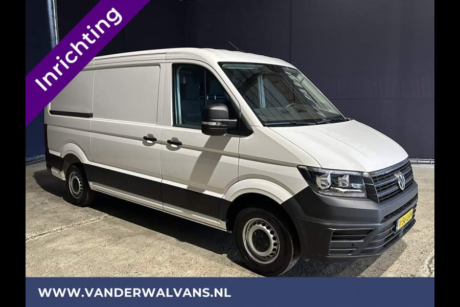 Volkswagen Crafter 2.0 TDI 141pk L3H2 L2H1 inrichting Euro6 Airco | Camera | Apple Carplay | Android Auto Parkeersensoren, Bijrijdersbank, 3000kg trekvermogen
