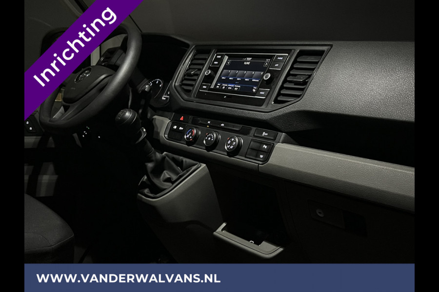 Volkswagen Crafter 2.0 TDI 141pk L3H2 L2H1 inrichting Euro6 Airco | Camera | Apple Carplay | Android Auto Parkeersensoren, Bijrijdersbank, 3000kg trekvermogen