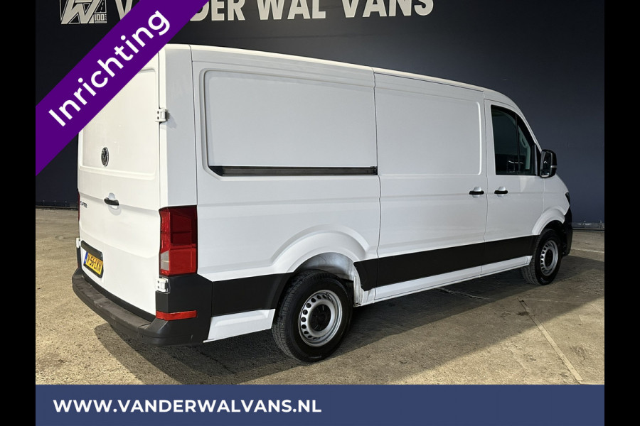 Volkswagen Crafter 2.0 TDI 141pk L3H2 L2H1 inrichting Euro6 Airco | Camera | Apple Carplay | Android Auto Parkeersensoren, Bijrijdersbank, 3000kg trekvermogen