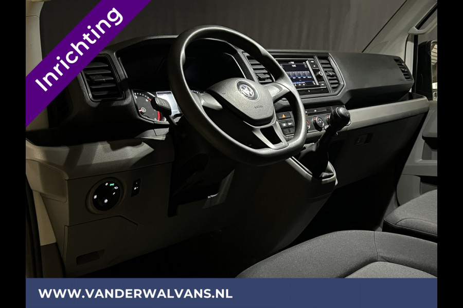 Volkswagen Crafter 2.0 TDI 141pk L3H2 L2H1 inrichting Euro6 Airco | Camera | Apple Carplay | Android Auto Parkeersensoren, Bijrijdersbank, 3000kg trekvermogen