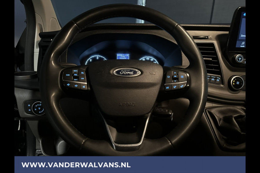 Ford Transit Custom 2.0 TDCI 131pk L2H1 Euro6 Airco | LED | Cruisecontrol | Apple Carplay | Android Auto Verwarmde voorruit, Parkeersensoren, Bijrijdersbank, 2800kg trekvermogen