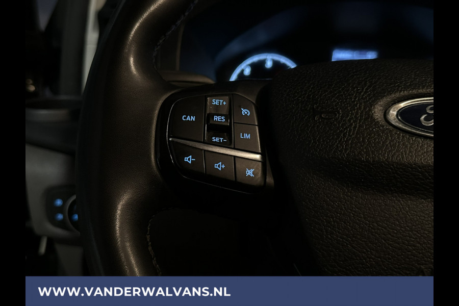 Ford Transit Custom 2.0 TDCI 131pk L2H1 Euro6 Airco | LED | Cruisecontrol | Apple Carplay | Android Auto Verwarmde voorruit, Parkeersensoren, Bijrijdersbank, 2800kg trekvermogen