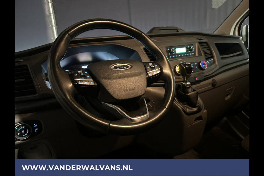 Ford Transit Custom 2.0 TDCI 130 pk L2H1 Euro6 Airco | Cruisecontrol | LED | Verwarmde voorruit | Parkeersensoren, Bijrijdersbank, 2800kg Trekvermogen