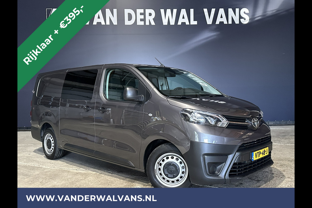 Toyota ProAce 2.0 D-4D 145pk L3H1 Dubbele Cabine Euro6 *Rijklaar* Airco | 6-Zits | Navigatie | Apple Carplay | Android Auto Cruisecontrol, Parkeersensoren Toyota ProAce 2.0 D-4D 145pk L3H1 Dubbele Cabine Euro6 *Rijklaar* Airco | 6-Zits | Navigatie | Apple Carplay | Android Auto Cruisecontrol, Parkeersensoren