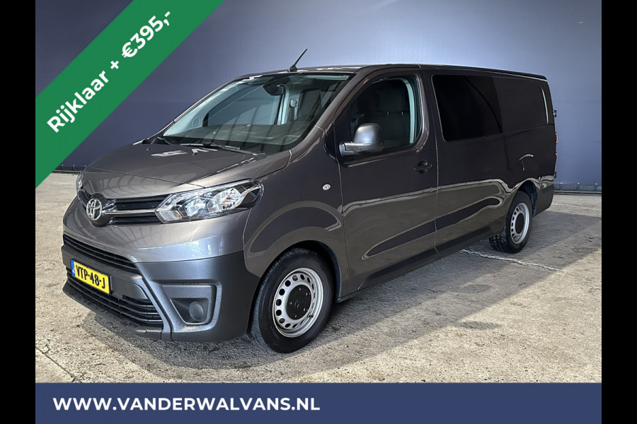 Toyota ProAce 2.0 D-4D 145pk L3H1 Dubbele Cabine Euro6 *Rijklaar* Airco | 6-Zits | Navigatie | Apple Carplay | Android Auto Cruisecontrol, Parkeersensoren
