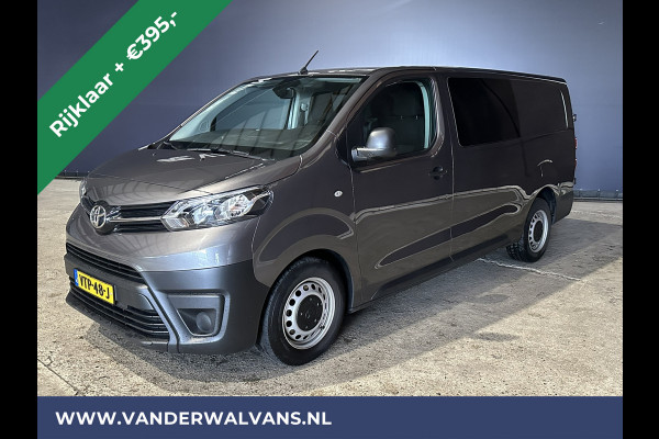 Toyota ProAce 2.0 D-4D 145pk L3H1 Dubbele Cabine Euro6 *Rijklaar* Airco | 6-Zits | Navigatie | Apple Carplay | Android Auto Cruisecontrol, Parkeersensoren