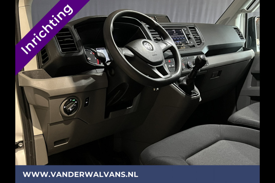 Volkswagen Crafter 2.0 TDI 140 pk L3H2 L2H1 Inrichting Euro6 Airco | Camera | Apple Carplay | Andoid Auto 3000kg Trekhaak, Parkeersensoren, Bijrijdersbank