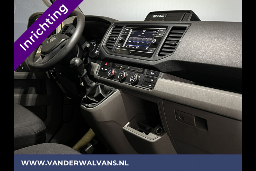 Volkswagen Crafter 2.0 TDI 140 pk L3H2 L2H1 Inrichting Euro6 Airco | Camera | Apple Carplay | Andoid Auto 3000kg Trekhaak, Parkeersensoren, Bijrijdersbank