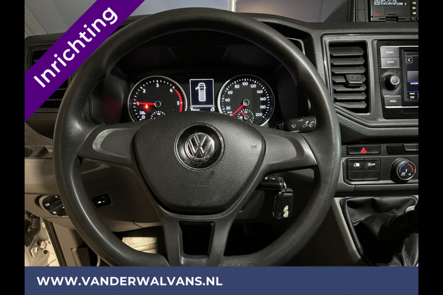 Volkswagen Crafter 2.0 TDI 140 pk L3H2 L2H1 Inrichting Euro6 Airco | Camera | Apple Carplay | Andoid Auto 3000kg Trekhaak, Parkeersensoren, Bijrijdersbank