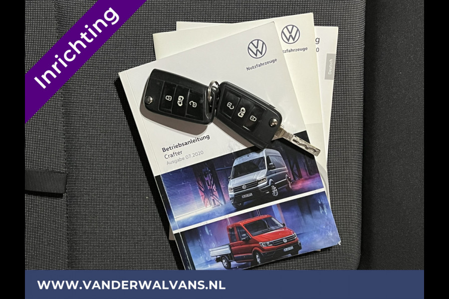Volkswagen Crafter 2.0 TDI 140 pk L3H2 L2H1 Inrichting Euro6 Airco | Camera | Apple Carplay | Andoid Auto 3000kg Trekhaak, Parkeersensoren, Bijrijdersbank