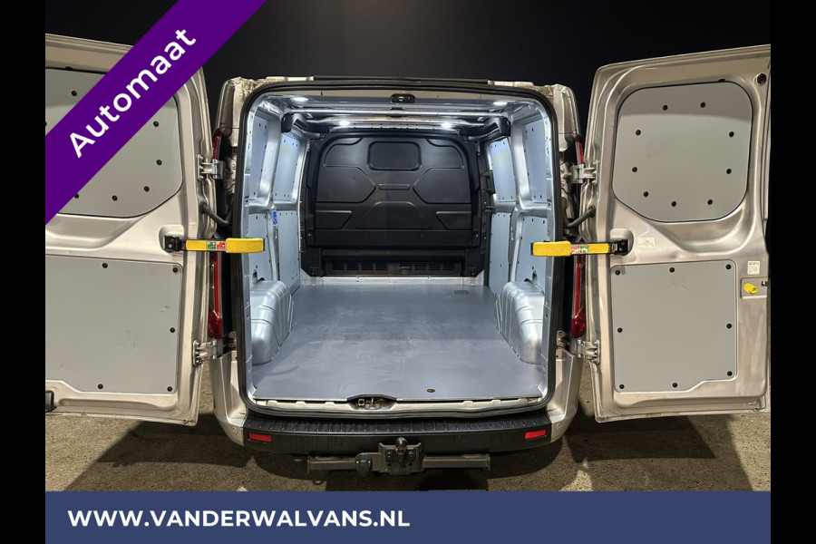 Ford Transit Custom 2.0 TDCI 130pk Automaat L1H1 Euro6 Airco | LED | Apple Carplay | Cruisecontrol | Trekhaak Parkeersensoren, Stoelverwarming, Verwarmde voorruit, Dakdragers