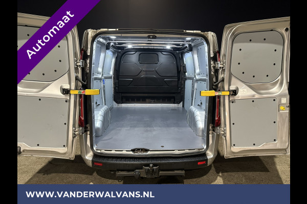 Ford Transit Custom 2.0 TDCI 130pk Automaat L1H1 Euro6 Airco | LED | Apple Carplay | Cruisecontrol | Trekhaak Parkeersensoren, Stoelverwarming, Verwarmde voorruit, Dakdragers