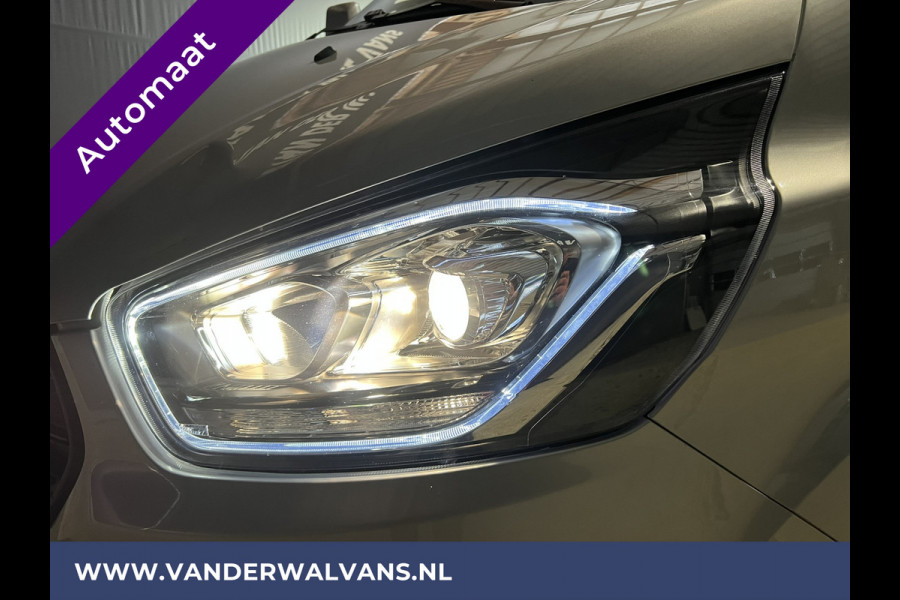 Ford Transit Custom 2.0 TDCI 130pk Automaat L1H1 Euro6 Airco | LED | Apple Carplay | Cruisecontrol | Trekhaak Parkeersensoren, Stoelverwarming, Verwarmde voorruit, Dakdragers