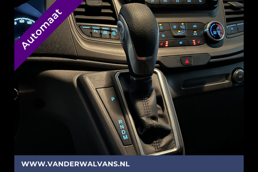 Ford Transit Custom 2.0 TDCI 130pk Automaat L1H1 Euro6 Airco | LED | Apple Carplay | Cruisecontrol | Trekhaak Parkeersensoren, Stoelverwarming, Verwarmde voorruit, Dakdragers