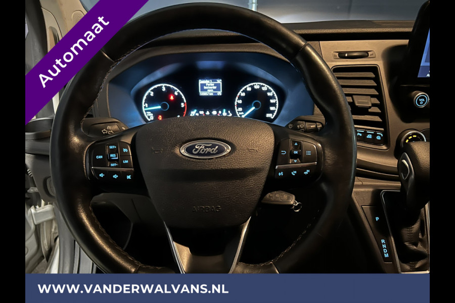 Ford Transit Custom 2.0 TDCI 130pk Automaat L1H1 Euro6 Airco | LED | Apple Carplay | Cruisecontrol | Trekhaak Parkeersensoren, Stoelverwarming, Verwarmde voorruit, Dakdragers